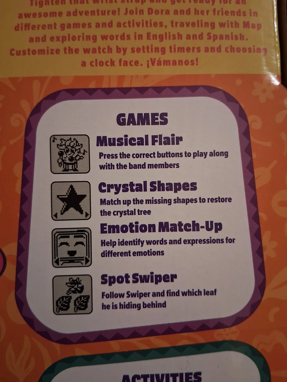 VTech Dora Time for Learning Adventure Watch - Yellow and Pink